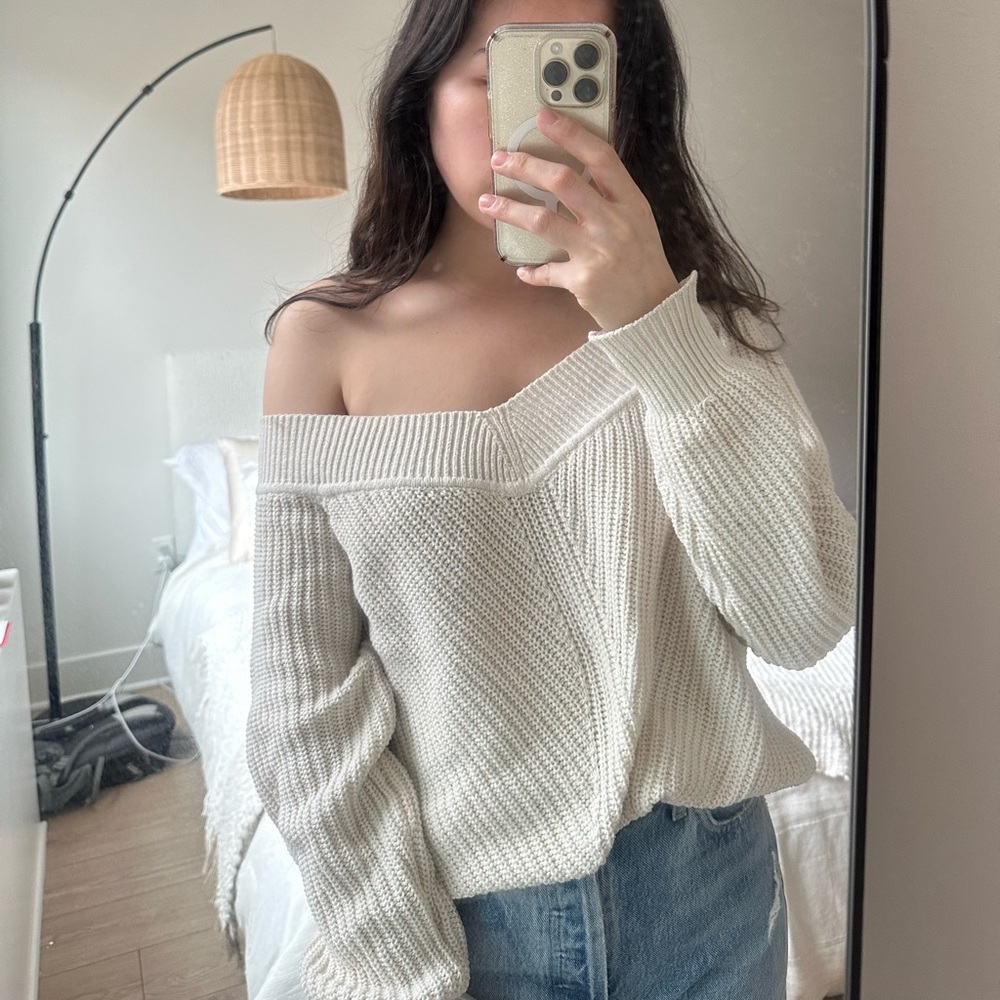 Abercrombie Off the Shoulder Sweater